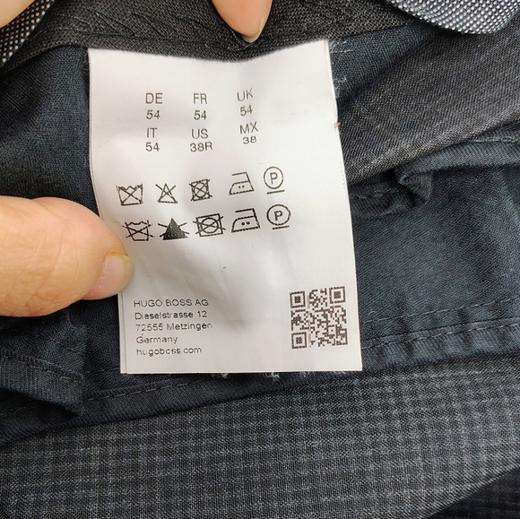 Hugo Boss Men's Gray Printstrip 4 Pockets Straight Leg Sz 38R - Picture 4 of 12